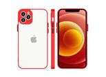 Milky Case Custodia In Silicone Flessibile Traslucido Per Samsung Galaxy A22 4G Rosso