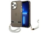 Guess Guhcp13Lhtsgsk Custodia Rigida Iphone 13 Pro / 136,1 Czarny/Nero Traslucido Stap