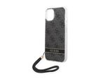 Guess Guohcp14Mh4Stk Custodia Rigida 4G Stampa Cinturino Per Iphone 14 Plus/ 15 Plus 6.7 Czarny/Nero