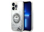 Karl Lagerfeld Klhcp14Xlcrsgrs Custodia Rigida Per Iphone 14 Pro Max 6,7 Srebrny/Argento Liquid Glitter Rsg