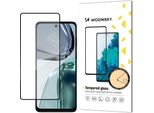 Wozinsky Super Tough Full Glue Vetro Temperato A Schermo Intero Con Telaio Amichevole Motorola Moto G62 Nero