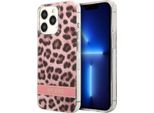 Guess Guhcp13Lhsleop Custodia Rigida Per Iphone 13 Pro / 13 6.1 Rosa/Leopardo