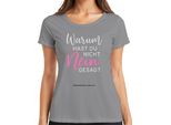 Perché Non Hai Detto No Divertente Regalo Sarcastico Maglietta Da Donna Jga, Grigio, S