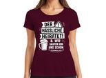 Il Brutto Si Sposa, Noi Lo Beviamo Bello Jga Beer Party Funny Ladies T-Shirt, Burgundy, Xl