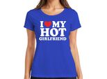 Amo La Mia Ragazza Sexy Regalo Divertente Di San Valentino Maglietta Da Donna Jga, Blu, L