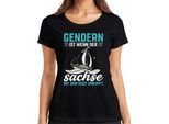 La Maglietta Da Donna Segelboot Sachsen Spruch, Schwarz, Xxl, è Da Intendersi Come Una Maglietta Che Non Si Può Non Indossare
