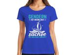 La Maglietta Da Donna Segelboot Sachsen Spruch, Blau, Xl, è Da Intendersi Come Una Maglietta Che Non Si Può Non Indossare