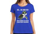 Così Ci Sono Purtroppo Non Salvabile Tartaruga Carino Regalo Signore T-Shirt, Blu, Xl
