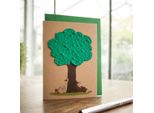 Biglietto Di Auguri "Animali Rilassati"" - Biglietto Pieghevole Sostenibile Con Semi Di Fiori - Biglietto Con Fiori Selvatici In Crescita Din A6 Con Busta - Idea Regalo Originale Per Gli Amanti Della Natura"
