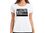 Dipartimento Di Gestione Dell'istituzione Gravemente Disturbato Sarcasmo Clinica Umorismo T-Shirt Da Donna, Bianco, M