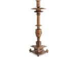 Casa Padrino Candeliere Barocco In Oro Antico H. 39,5 Cm - Decorazione Barocca