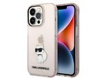 Karl Lagerfeld Klhcp14Lhnchtcp Custodia Rigida Per Iphone 14 Pro 6.1 Rosa/Rosa Iconic Choupette