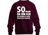 Non Posso Fare A Meno Del Sarcasmo, Felpa Pullover Unisex, Borgogna, Xl