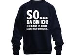 Ecco, Non Posso Fare A Meno Di Fare Del Sarcasmo. Felpa Unisex, Navy, L