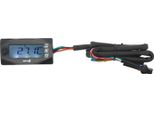 4 In 1 Moto Tensione Temperatura Gauge Tempo Temperatura Dell'acqua Temperatura Dell'olio DC12V Universale Per Moto M12X1.5