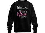 Perché Non Hai Detto No Divertente Regalo Sarcastico Jga Unisex Felpa Pullover, Nero, 3XL