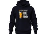 Il 5G è Il Futuro Bought Chilled Beer Drunk Beer Glass Pub Unisex Hoodie Felpa Con Cappuccio, Navy, Xl