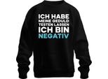 Ho Messo Alla Prova La Mia Pazienza Sono Negativo Divertente Sarcastico Unisex Felpa Pullover, Nero, S