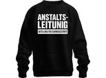 Dipartimento Di Gestione Istituzionale Gravemente Disturbato Sarcasmo Clinica Umorismo Felpa Unisex Pullover, Nero, S