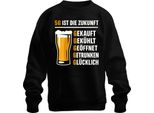 5G è Il Futuro Bought Chilled Drunk Beer Beer Glass Pub Unisex Felpa Pullover, Nero, 3XL