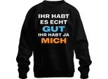 Hai Davvero Bene Hai Me Divertente Regalo Sarcastico Felpa Unisex Pullover, Nero, L