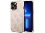 Guess Guhcp14Lhg4Shp Custodia Rigida Per Iphone 14 Pro6,1 RóżOwy/Rosa 4G Vintage Gold Logo