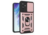 Custodia Hybrid Armor Camshield Per Samsung Galaxy A54 5G Custodia Blindata Con Copertura Della Fotocamera Rosa