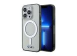 Etui Bmw Bmhmp14Lhcrs Iphone 14 Pro 6.1 Custodia Rigida Trasparente Argento Anello Magsafe