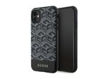 Guess Guhmn61Hgcfsek Custodia Rigida Gcube A Strisce Magsafe Per Iphone 11 / Xr 6.1Czarny/Nero