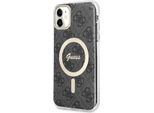 Guess Guhmn61H4Stk Custodia Rigida Per Iphone 11 6.1Czarny/Nero 4G Magsafe