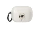 Karl Lagerfeld Klap2Hniktct Copertura Airpods Pro 2 (2022/2023) Trasparente Iconic Karl Lagerfeld