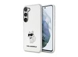 Karl Lagerfeld Klhcs23Mhnchtct S23+ S916 Custodia Rigida Trasparente Ikonik Choupette