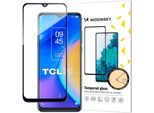 Wozinsky Piena Colla Vetro Temperato Tcl 20 Se 9H Intero Schermo Con Cornice Nera