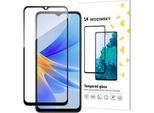 Wozinsky Colla Completa Vetro Temperato Oppo A17 9H Schermo Intero Con Cornice Nera