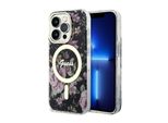 Guess Guhmp14Lhcfwsk Custodia Rigida Per Iphone 14 Pro 6.1Czarny/Nero Fiore Magsafe