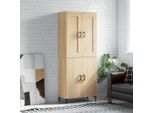 Maison Exclusive - Credenza Rovere Sonoma 69,5X34X180 Cm In Legno Multistrato