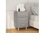 Maison Exclusive - Comodino Grigio Sonoma 40X40X66 Cm Materiale Ligneo