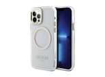Guess Guhmp12Mhtrmd Iphone 12/12 Pro 6.1 ZłOty/Oro Custodia Rigida In Metallo Con Profilo Magsafe