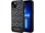 Guess Guhmp14Mhgcfsek Custodia Rigida Gcube A Righe Magsafe Per Iphone 14 Plus/ 15 Plus 6.7 Czarny/Nero