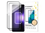 Wozinsky Piena Colla Vetro Temperato 2X Per Realme Gt Neo 5 / Realme Gt3 9H Schermo Intero Con Cornice Nera