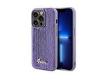 Guess Guhcp14Xpsfdgsu Iphone 14 Pro Max 6.7 Fioletowy/Purple Hardcase Sequin Script Metal