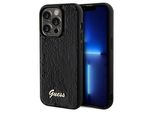 Guess Guhcp14Xpsfdgsk Iphone 14 Pro Max 6,7 Czarny/Nero Custodia Rigida Sequin Script Metallo