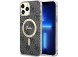 Guess Guhmp13Xh4Stk Custodia Rigida 4G Magsafe Per Iphone 13 Pro Max6.7 Czarny/Nero