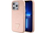 Guess Guhcp15Xpcrthcp Iphone 15 Pro Max RóżOwy/Pink Hardcase Croco Triangle Metal Logo