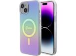 Guess Guhmp15Shitsu Iphone 15 / 14 / 13 6.1 Fioletowy/Purple Custodia Rigida Iml Iridescente Magsafe