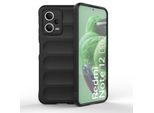 Custodia Magic Shield Per Xiaomi Redmi Note 12 5G / Poco X5 5G Custodia Blindata Flessibile Nero