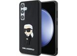 Karl Lagerfeld Klhcs24M3Drkink S24+ S926 Czarny/Nero Custodia Rigida 3D In Gomma Ikonik