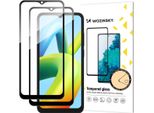 Wozinsky Colla Completa Vetro Temperato 2X Per Xiaomi Redmi A2 / Redmi A1 9H Schermo Pieno Con Cornice Nera
