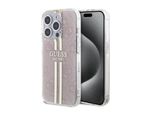 Guess Guhcp15Lh4Psegp Iphone 15 Pro 6.1 RóżOwy/Pink Custodia Rigida Iml 4G Gold Stripe