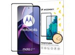 Wozinsky Vetro Temperato Pieno Colla Per Motorola Moto G84 Schermo Completo Con Cornice - Nero